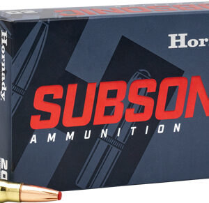 Hornady Subsonic Ammunition .350 Legend 250gr SUB-X 1050 fps 20/ct