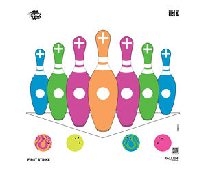 Allen EZ Aim Fun Triggering More Fun Paper Targets 12"x12" Multi 9/ct