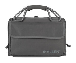 Gray Allen-branded carrying case with dual handles and a front flap pocket, closed with zippers on sides.