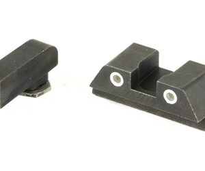 Ameriglo Classic 3 Dot Night Sight Set for Glock 42/43 / Front Tritium - Green / Front Outline - White / Rear Tritium - Green / Rear Outline - White