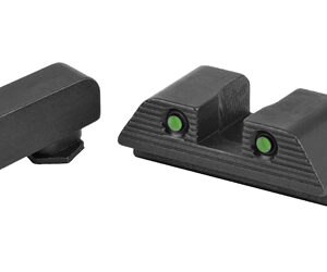 Ameriglo Trooper Tritium Sight Set Green with Orange Front Green with Black Rear for Glock Gen 5