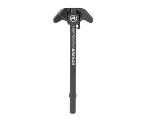 Ice axe with curved head and pick on a black shaft; used for ice climbing and mountaineering.