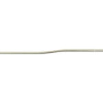 Long, slender stainless steel rod with a gentle bend toward the left, on a white background.