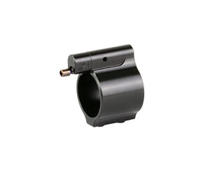 Clamp-on sensor housing for a pipe, featuring a black circular clamp and a small protruding probe
