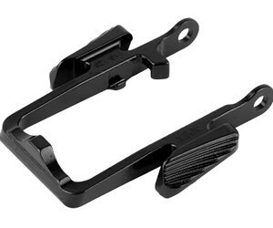 Black metal clamp accessory with a swiveling jaw and knurled adjustment knob, likely a mounting or securing clamp piece.