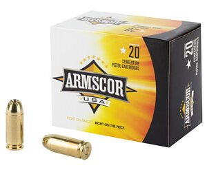 Armscor Handgun Ammunition .40 S&W 180 gr JHP 950 fps 20/ct
