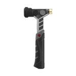 Cordless handheld torch/heat gun with a black grip and gray body, brass nozzle protruding from the front.