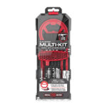 Packaging for a Multi-Kit tool set with red and black accents and assorted bits visible through a clear window in a blister pack.