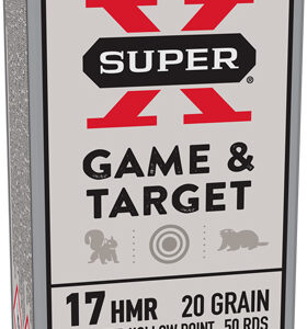 Winchester Super-X Rimfire Ammunition .17 HMR 20 gr. JHP 2375 fps 50/ct