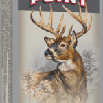 Box of Winchester Power Point .38-55 Win, 255 grain deer cartridge, features a deer illustration and Made in USA label.