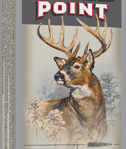 Box of Winchester Power Point .38-55 Win, 255 grain deer cartridge, features a deer illustration and Made in USA label.