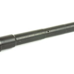 Metal cylindrical drive shaft with a splined left end, an elongated tool adapter.