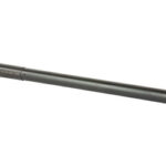 Long black rifle barrel extension or suppressor component with threaded ends, shown in isolation.