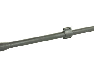 Long gray metal shaft with a beige connector at the left end and a clamp bracket near the center.