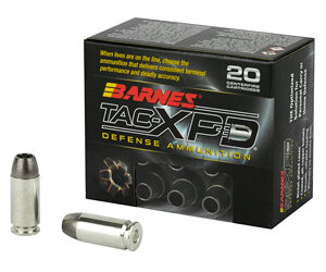 Barnes TAC-XPD Defense Handgun Ammunition .40 S&W 140 gr TAC-XP 1120 fps 20/box