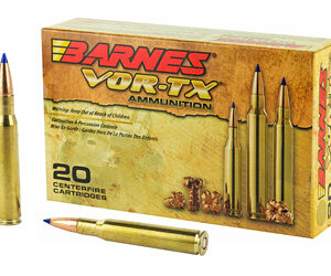 Barnes VOR-TX Rifle Ammunition .30-06 Sprg 168 gr TTSXBT 2800 fps 20/ct