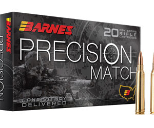 Barnes Precision Match Rifle Ammunition 5.56mm 85 gr OTM 20/ct