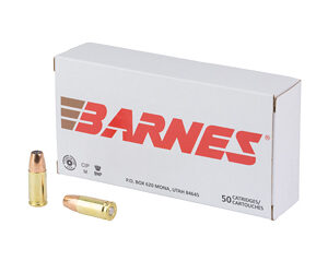 Barnes Defense JHP Sierra JHP Handgun Ammunition 9mm Luger 124gr JHP 1090 fps 50/ct
