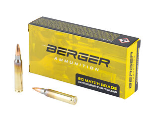 Berger Rifle Ammunition .223 Rem 73gr BT Target 2820 fps 20/ct
