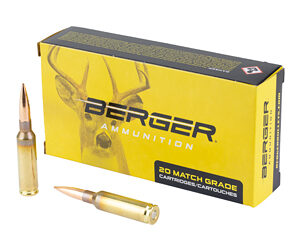 Berger Classic Hunter Rifle Ammunition 6.5mm Creedmoor 135 gr Hybrid Hunter 2851 fps 20/ct
