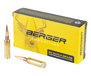 Berger Elite Hunter Rifle Ammunition 6.5mm Creedmoor 140gr HPBT 2842 fps 20/ct