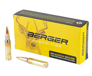 Berger 308 Winchester 185gr Classic Hunter Match Grade Ammunition 20/rd