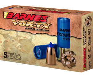 Barnes VOR-TX Shotshells 12ga 3" 437gr 1550 Slug 5/ct