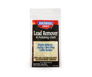 Birchwood Casey Lead Remover & 6" x 9" Polish Cloth