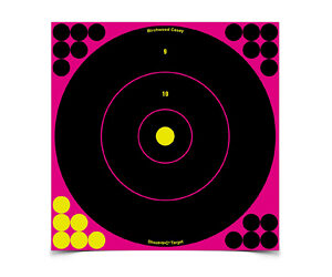 Birchwood Casey Shoot-N-C Pink Reactive Targets 12" 5/Pack