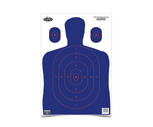 Birchwood Casey Dirty Bird BC-27 Silhouette Target - 16.5"x24" Blue/Orange 3 Pack
