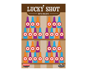 Birchwood Casey Dirty Bird "Lucky Shot"  Bottle Target 12"x18" 6/ct