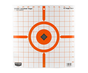 Birchwood Casey Rigid Paper Crosshair Sight-In Target - 12" 10/Pack