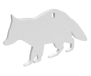Birchwood Casey AR500 3/8" Steel 1 Hole Animal Silhouette Target - Raccoon 1/ct