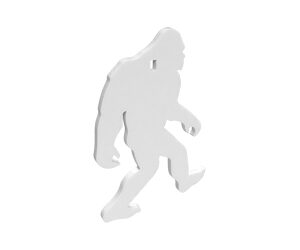 Birchwood Casey AR500 3/8" Steel 1 Hole Animal Silhouette Target - Yeti 1/ct