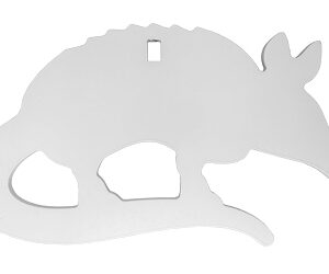 Birchwood Casey AR500 3/8" Steel 1 Hole Animal Silhouette Target - Armadillo 1/ct