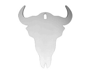 Birchwood Casey AR500 3/8" Steel 1 Hole Animal Silhouette Target - Skull 1/ct