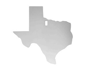 Birchwood Casey AR500 3/8" Steel 1 Hole Animal Silhouette Target - Texas 1/ct