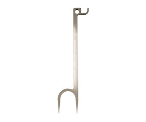 Birchwood Casey single Hook Steel Target Hanger Ground Stake - White