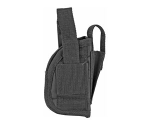 Bulldog Molded Leather Belt Slide Holster for Most Small and Mini Frame Autos Black RH