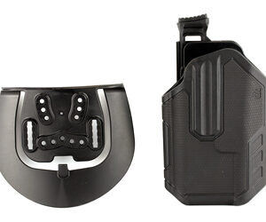 Left: replacement electric razor head with cutting blades; Right: rechargeable battery pack for the shaver.