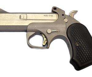 Bond Arms Cyclops .45-70 Gov't Single Shot 4.25" Barrel Stainless Steel with Black Grips