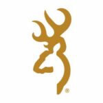 Gold deer head logo with large antlers on a white background, featuring a small registered trademark mark.