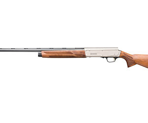 Bolt-action rifle with wooden stock and long barrel, shown in profile.