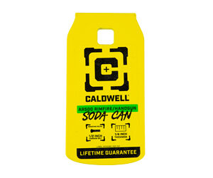Caldwell AR500 1/4'' Rimfire/Handgun Soda Can Target Yellow