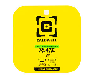 Caldwell AR500 Rimfire/Handgun Target 8" Gong 1/4" Yellow