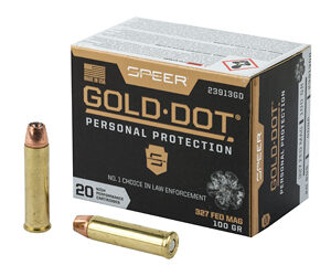Speer Gold Dot Handgun Ammunition .327 Federal 100 gr HP 1500 fps 20/ct