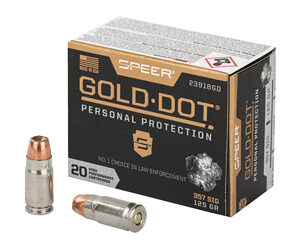 Speer Gold Dot Handgun Ammunition .357 Sig 125 gr HP 1350 fps 20/ct