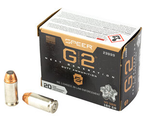 Speer Gold Dot Handgun Ammunition 40 S&W 180gr G2 1015 fps 20/ct