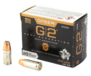 Speer Gold Dot Handgun Ammunition 9mm Luger 147gr G2 970 fps 20/ct