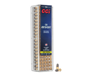 CCI CB Rimfire Ammunition .22 Short 29 gr LRN 710 fps 100/ct